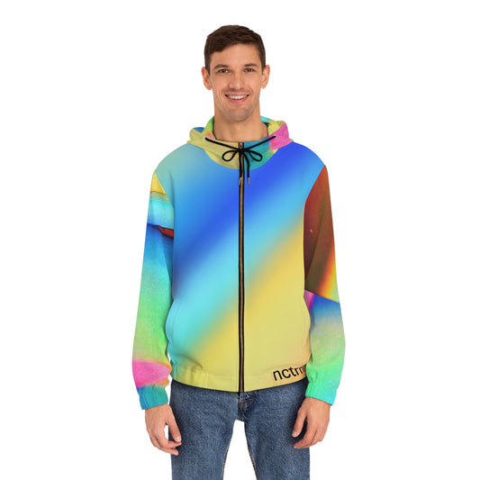 FLUX EP Unisex Full-Zip Hoodie (AOP)